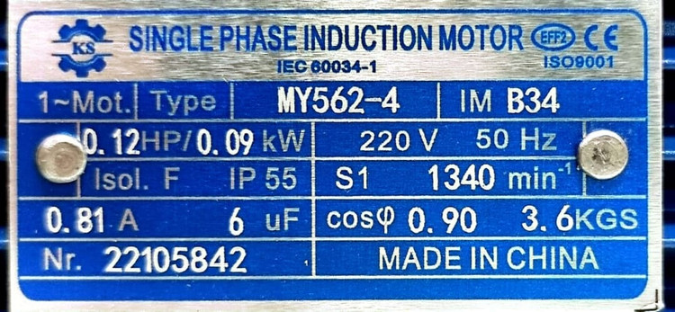 پلاک الکتروموتور